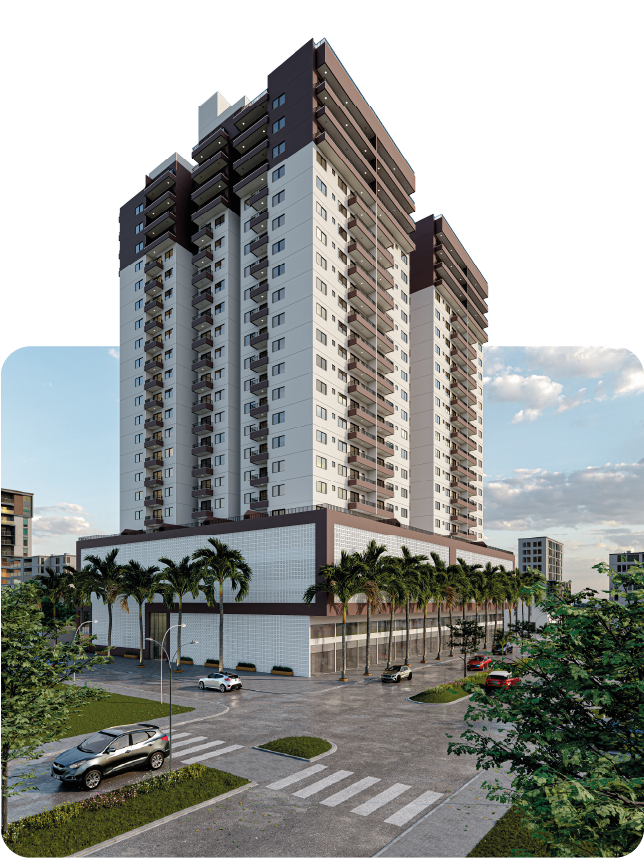 Fachada do Oásis Residencial